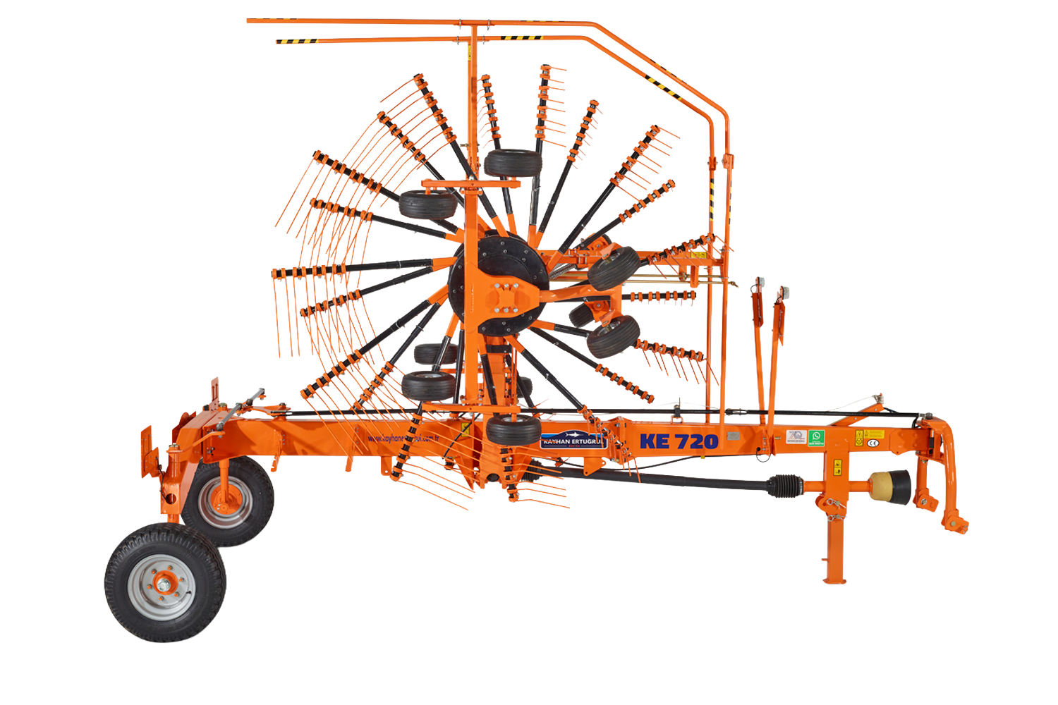 KE 720 DUAL ROTOR RAKE